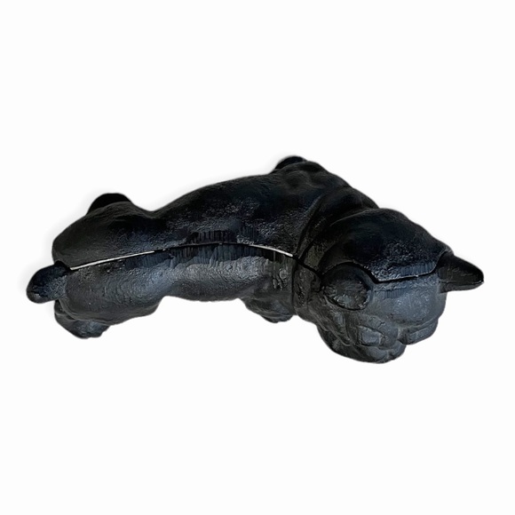 VINTAGE CAST IRON METAL ENGLISH BULL DOG DOOR STOP - Picture 11 of 11